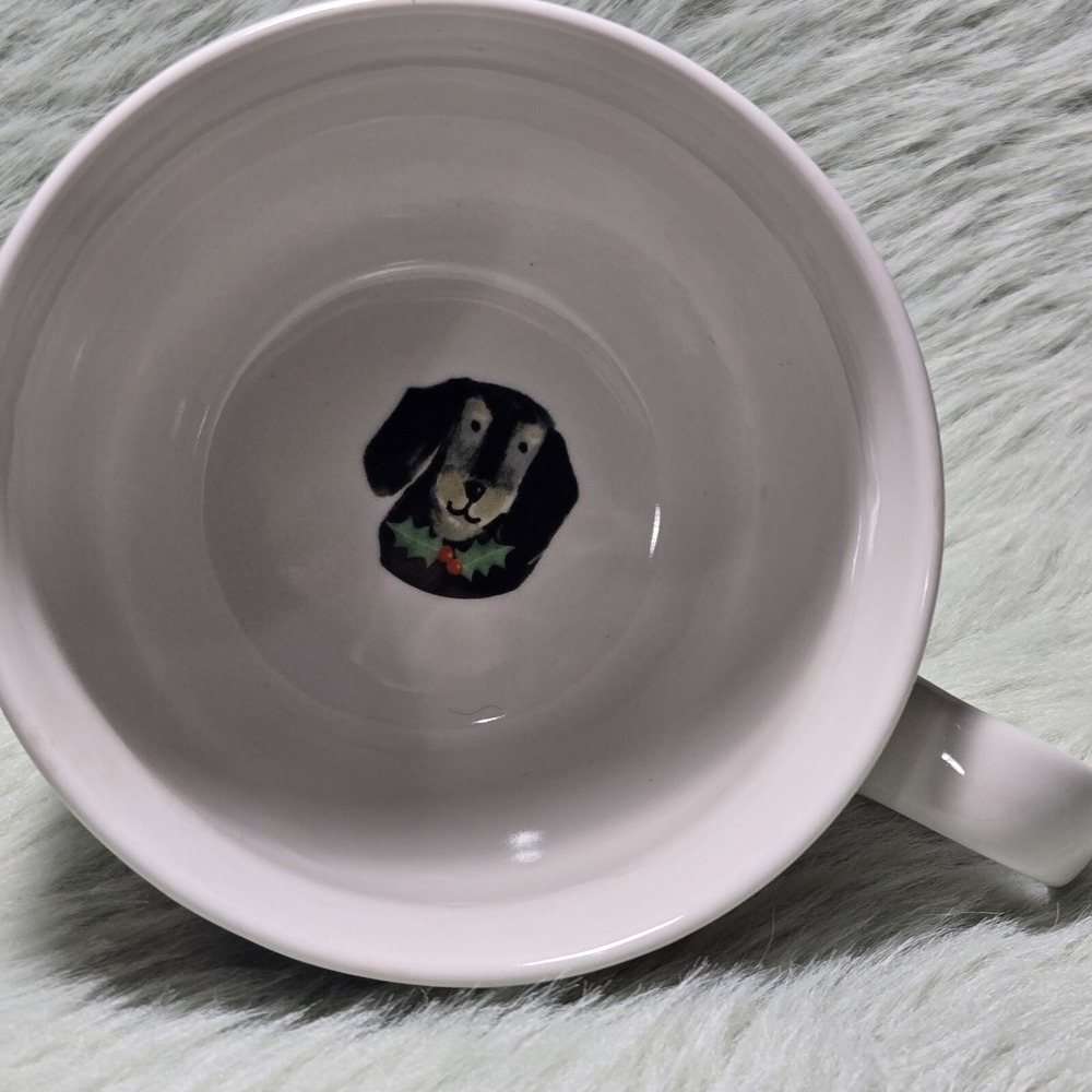 Harvest Greene Studio Dog Dachshund Coffee‎ Mug Christmas Stocking With Doxie - Picture 4 of 6